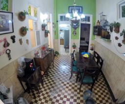 The dining room of Casa La Caridad guesthouse in Old Havana
