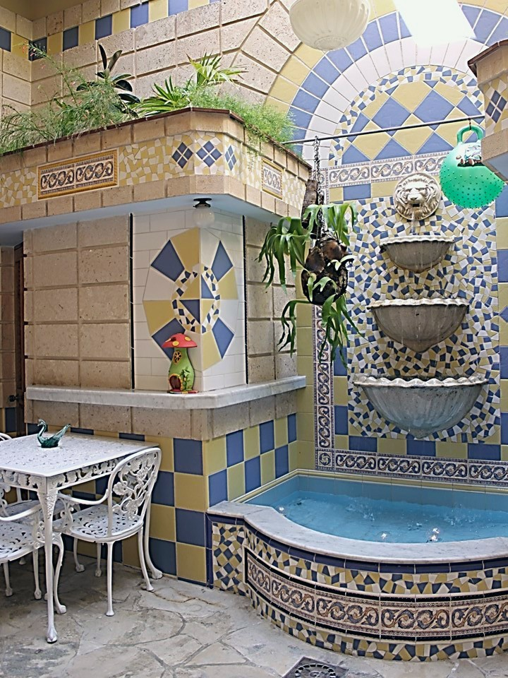 A water fountain in a private house in Havan, Cuba