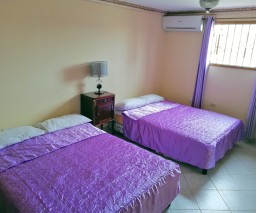 modern beds in a private rental house in Havana, Cuba