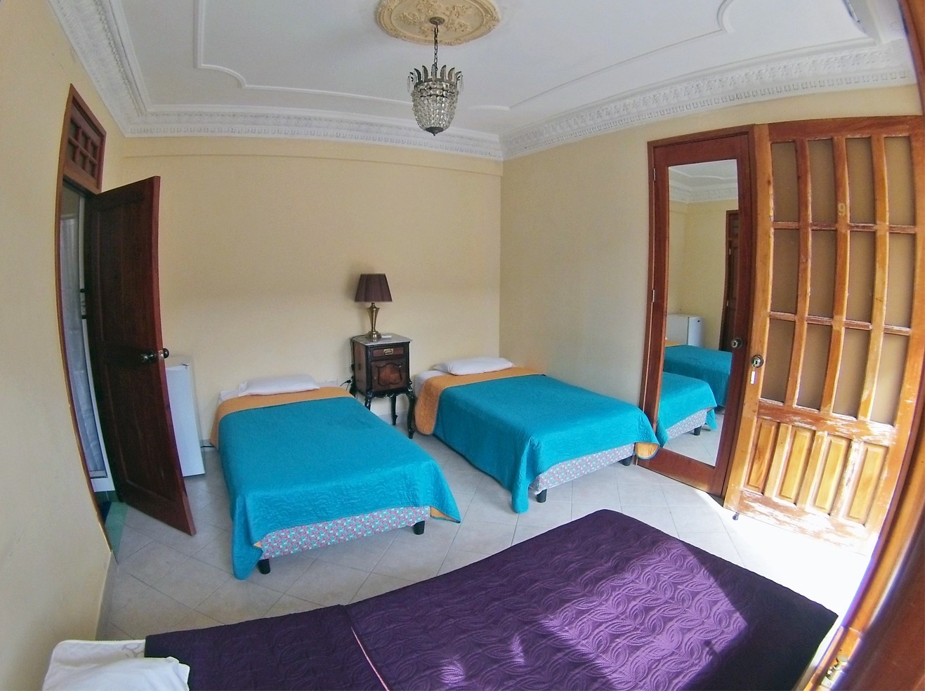 A large rental room in Vedado, Havana, Cuba