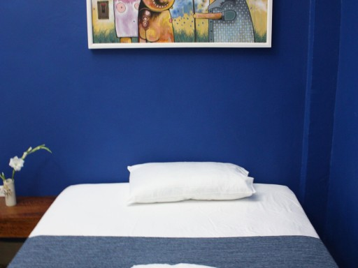 The Blue room in the Gargola casa in Old Havana, Cuba